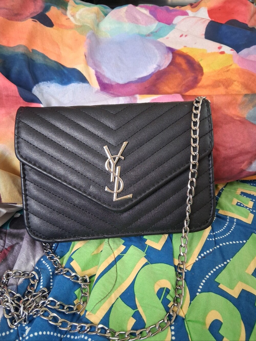 Copy YSL Blk Crossbody